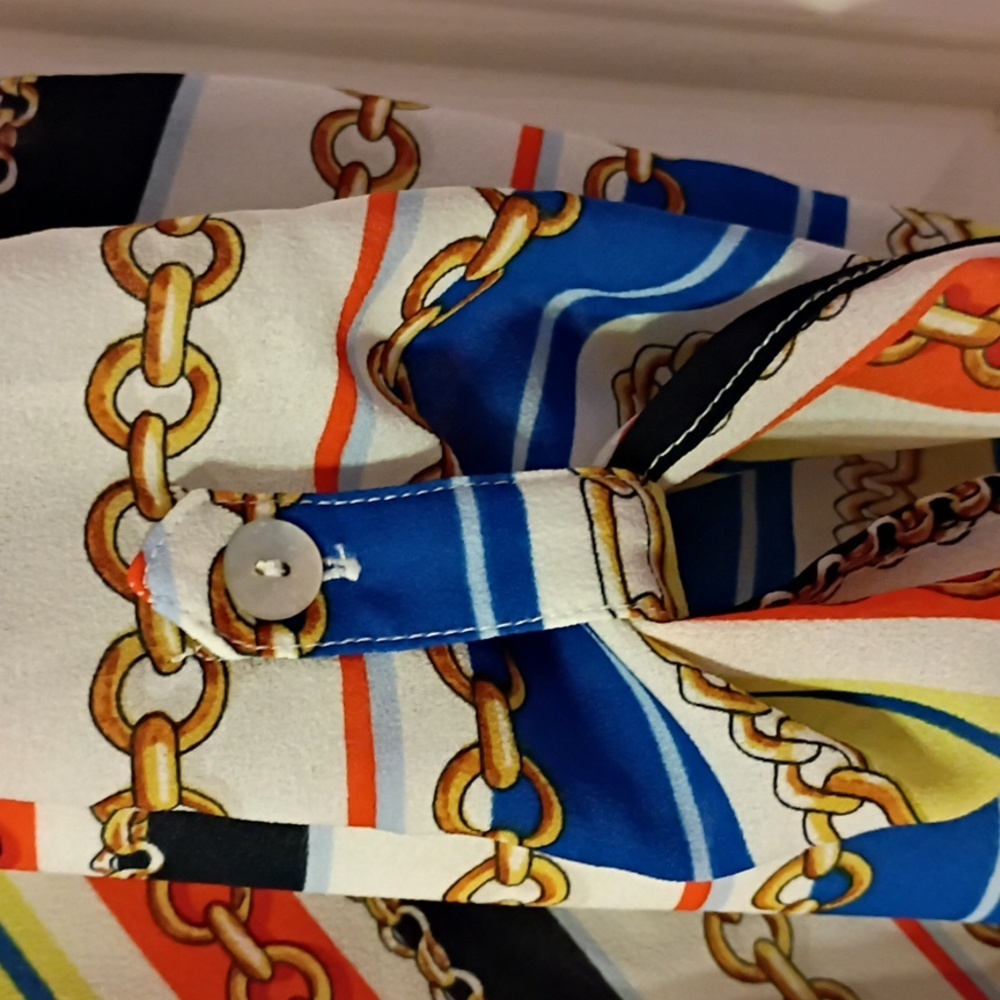 Ruby Rd. Multicolor Chevron Blouse - Picture 3 of 8